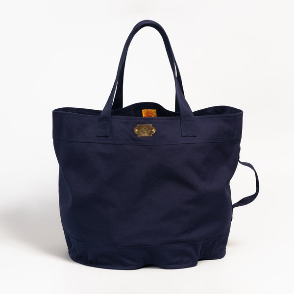 Navy Blue Leaf Bag