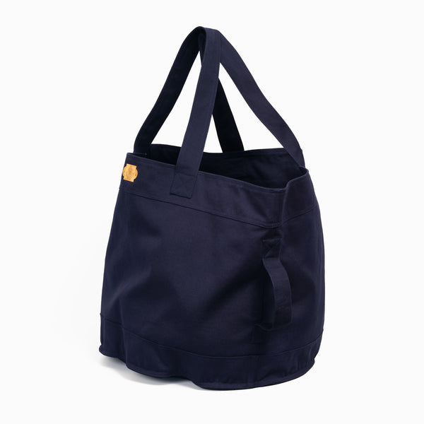 Navy Blue Leaf Bag