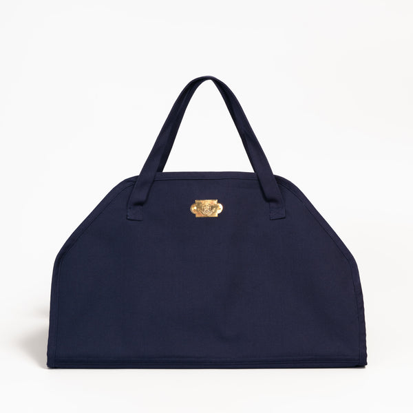 Navy Blue Firewood Carrier Bag