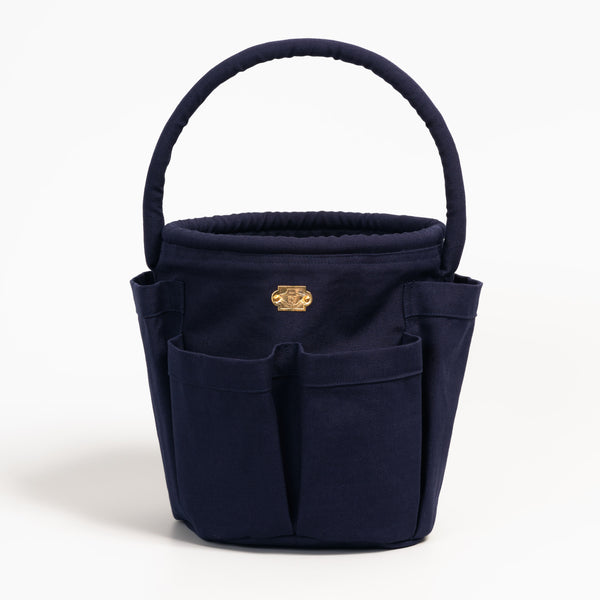 Navy Blue Bucket Bag