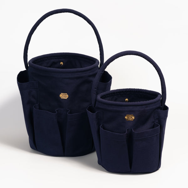 Navy Blue Bucket Bag