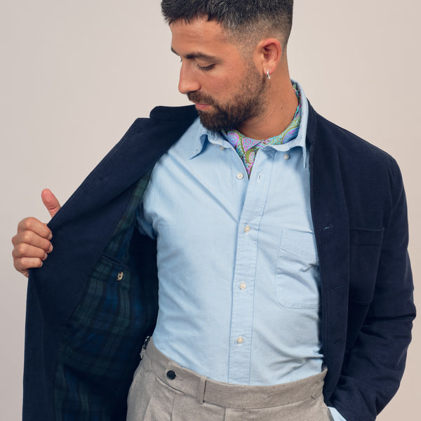 Veste Moleskine Navy