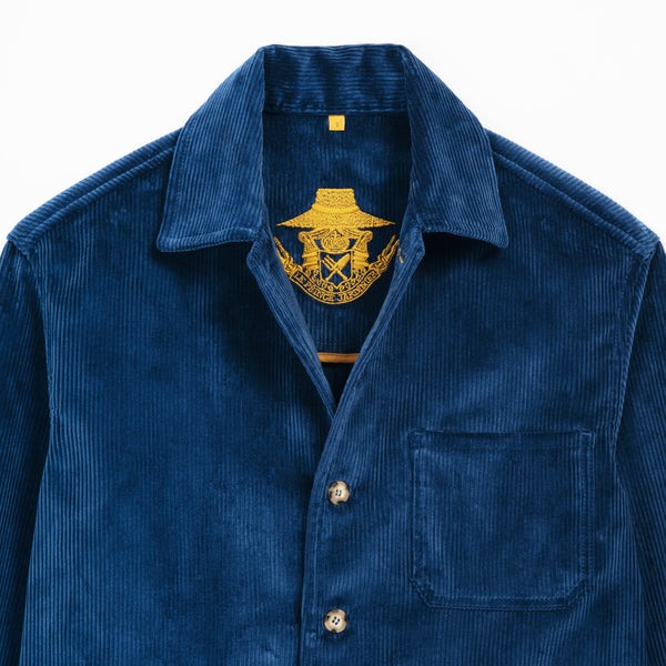 Veste Le Nôtre Velours Bleu Nuit