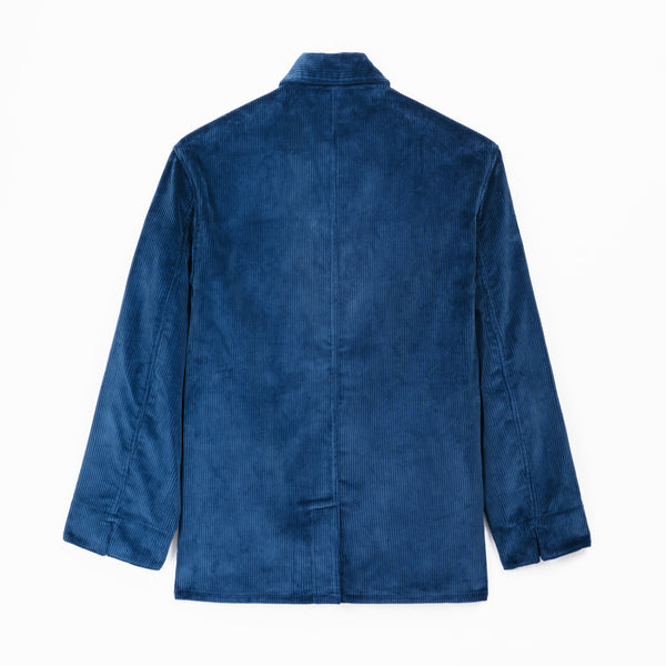 Veste Le Nôtre Velours Bleu Nuit