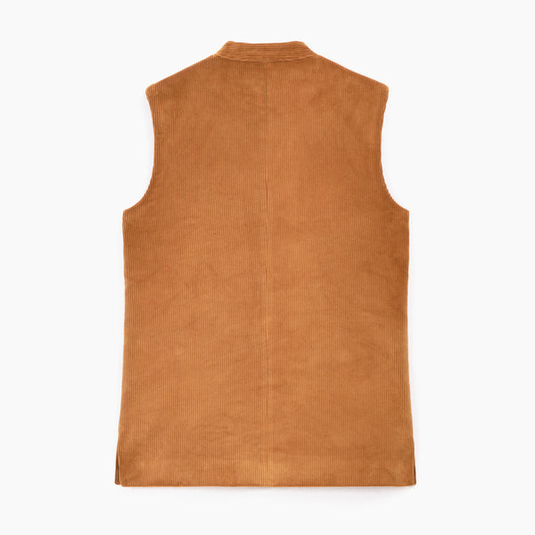 Gilet Velours Miel