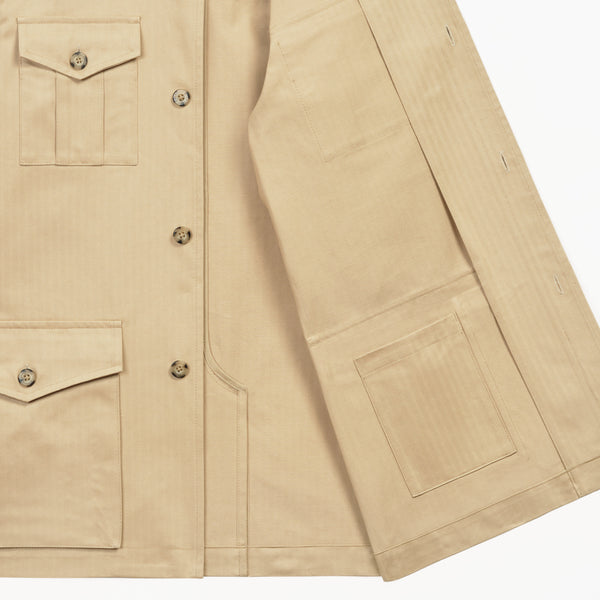 Saharienne Coton Sable