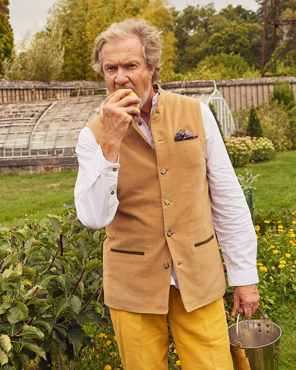 Camel Moleskine Vest