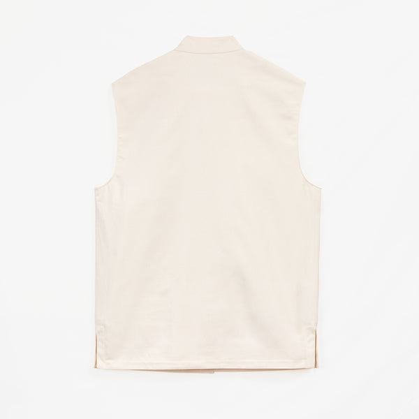 Ecru cotton Vest