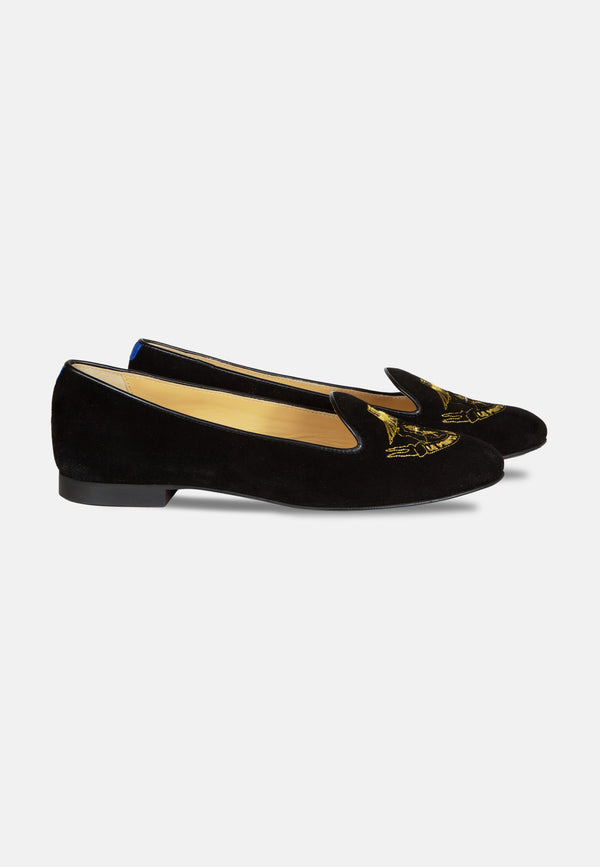 Black François slippers (women's) - LPJ x Chatelles