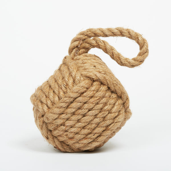 Cale-porte en corde nœud marin