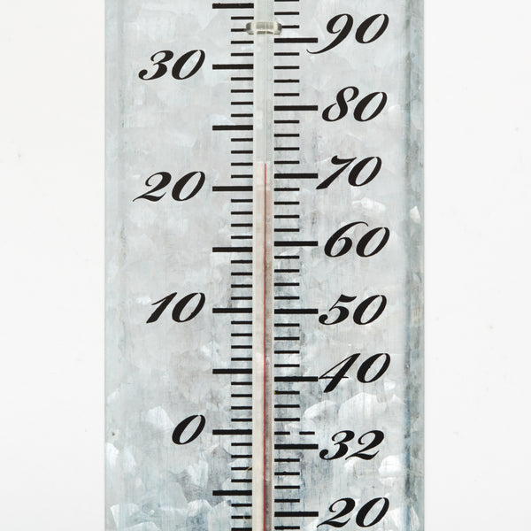 Thermomètre en zinc - grand modèle