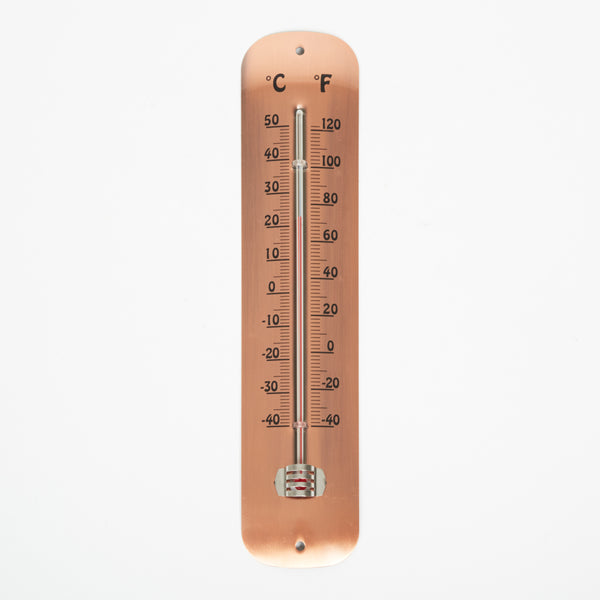 Thermomètre métal cuivré