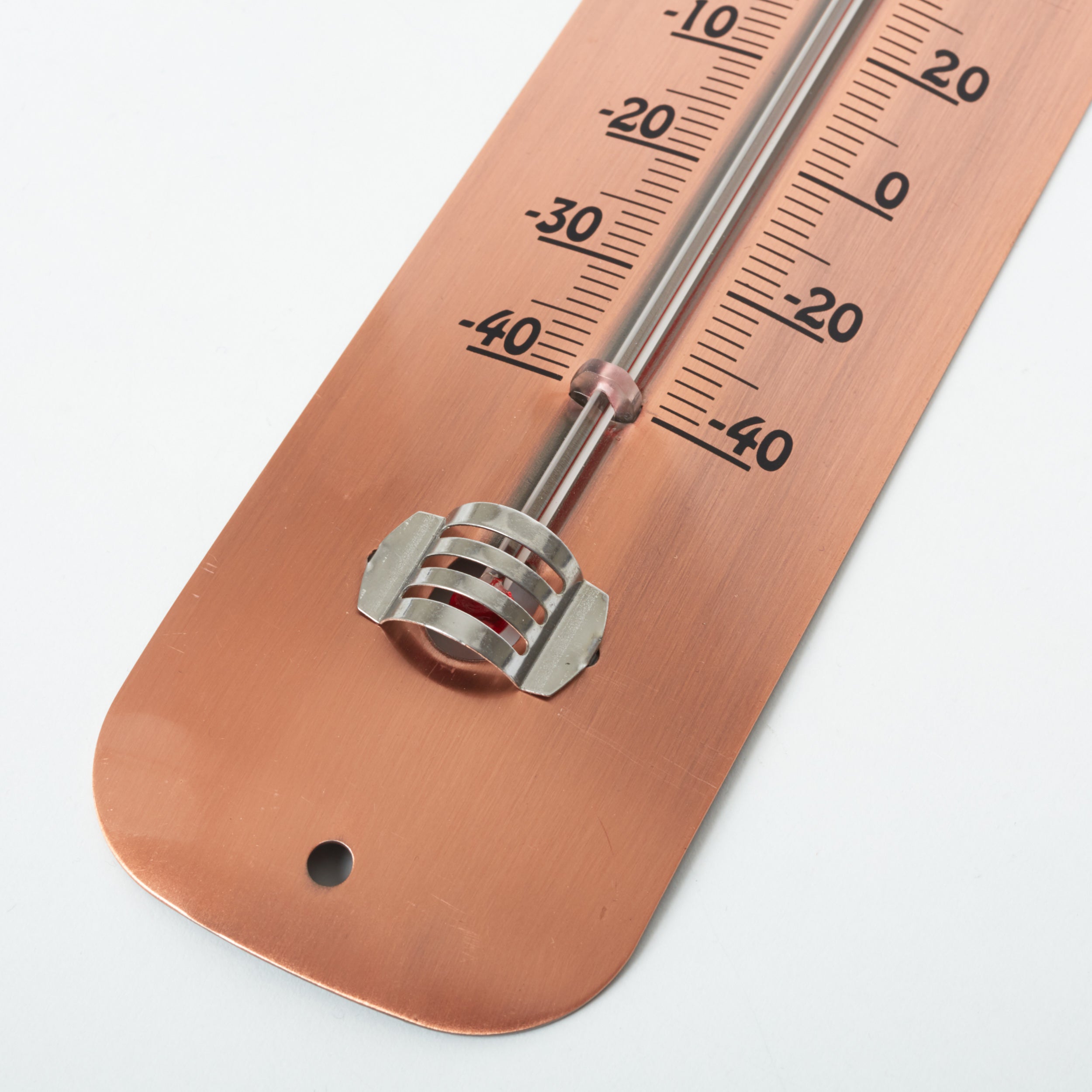 Thermomètre vintage plaqué cuivre