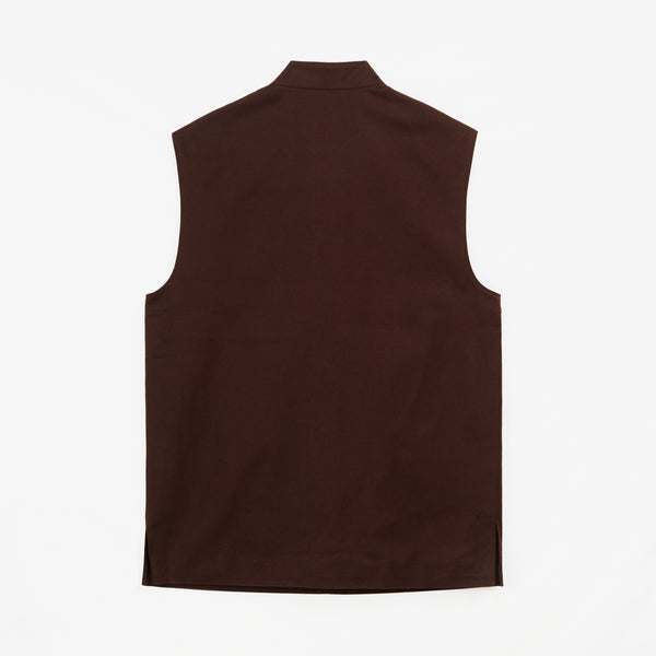 Chocolate Brown cotton Vest