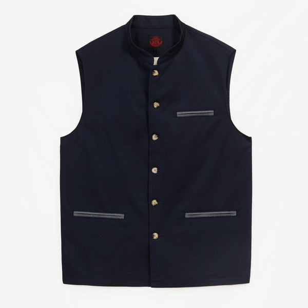 Blue cotton Vest