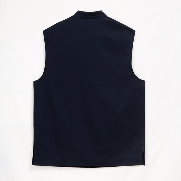 Blue cotton Vest