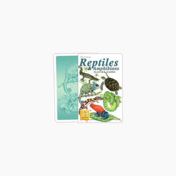 Jeu de 54 cartes reptiles et amphibiens